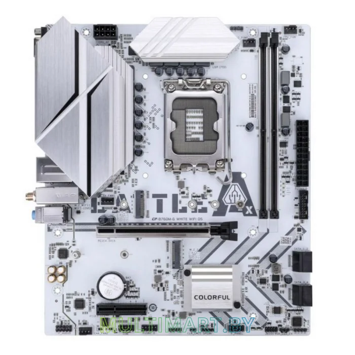 Материнская плата Colorful Battle-AX B760M-G White WiFi D5 V20